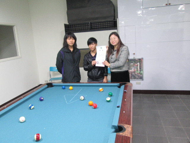 2012/11/22海空盃撞球比賽圖片
