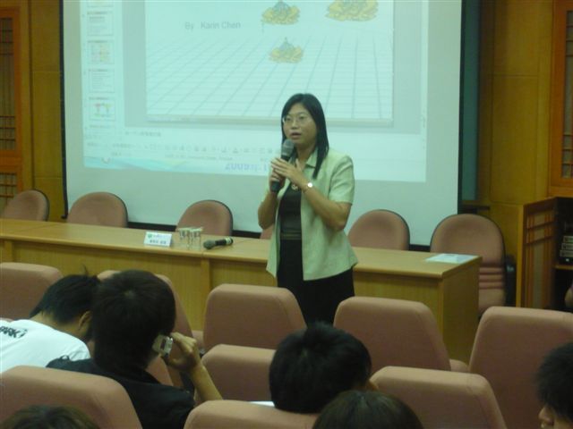 德莎運通陳秀玲經理演講圖片